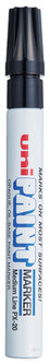 uni®-Paint Permanent Marker Medium Bullet Tip, Black