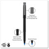 A Picture of product UBC-60103 uniball® Roller Ball Stick Pen Fine 0.7 mm, Blue Ink, Black/Blue Barrel, Dozen