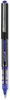 A Picture of product UBC-60108 uniball® VISION™ Stick Roller Ball Pen Extra-Fine 0.5 mm, Blue Ink, Gray/Blue/Clear Barrel, Dozen