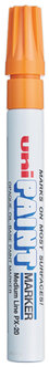 uni®-Paint Permanent Marker Medium Bullet Tip, Orange