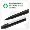 A Picture of product UBC-60151 uniball® Roller Ball Stick Pen Extra-Fine 0.5 mm, Black Ink, Matte Barrel, Dozen