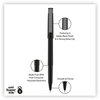 A Picture of product UBC-60151 uniball® Roller Ball Stick Pen Extra-Fine 0.5 mm, Black Ink, Matte Barrel, Dozen