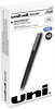 A Picture of product UBC-60153 uniball® Roller Ball Stick Pen Extra-Fine 0.5 mm, Blue Ink, Black/Blue Barrel, Dozen