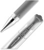 A Picture of product UBC-60658 uniball® Gel IMPACT™ Pen Stick, Medium 1 mm, Silver Metallic Ink, Barrel