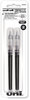 A Picture of product UBC-61233PP uniball® Refill for Vision Elite™ Roller Ball Pens Bold Conical Tip, Black Ink, 2/Pack