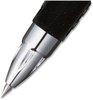 A Picture of product UBC-61256 uniball® Signo 207™ Retractable Gel Pen Fine 0.5 mm, Blue Ink, Smoke/Black/Blue Barrel, Dozen