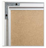 A Picture of product UBR-070U0001 U Brands Magnetic Dry Erase Board with Aluminum Frame 23 x 17, White Surface, Silver