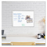 A Picture of product UBR-070U0001 U Brands Magnetic Dry Erase Board with Aluminum Frame 23 x 17, White Surface, Silver