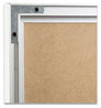 A Picture of product UBR-072U0001 U Brands Magnetic Dry Erase Board with Aluminum Frame 47 x 35, White Surface, Silver