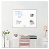 A Picture of product UBR-072U0001 U Brands Magnetic Dry Erase Board with Aluminum Frame 47 x 35, White Surface, Silver