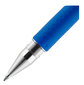 A Picture of product UBC-65451 uniball® Signo GRIP™ Stick Gel Pen Medium 0.7 mm, Blue Ink, Clear/Blue/Silver Barrel, Dozen