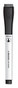 A Picture of product UBR-2925U0112 U Brands Chisel Tip Low-Odor Dry-Erase Markers with Erasers Broad Black, Dozen