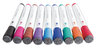 A Picture of product UBR-2929U0112 U Brands Chisel Tip Low-Odor Dry-Erase Markers with Erasers Broad Assorted Colors, 24/Pack