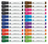 A Picture of product UBR-2929U0112 U Brands Chisel Tip Low-Odor Dry-Erase Markers with Erasers Broad Assorted Colors, 24/Pack