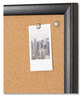 A Picture of product UBR-301U0001 U Brands Cork Bulletin Board 35 x 23, Tan Surface, Black Frame