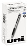 A Picture of product UBC-65801 uniball® 207™ Impact™ Stick Gel Pen Bold 1 mm, Blue Ink, Silver/Black/Blue Barrel