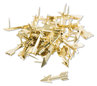 A Picture of product UBR-3083U0624 U Brands Fashion Push Pins Steel, Gold, 0.38", 36/Pack