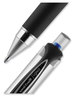 A Picture of product UBC-65871 uniball® 207™ Impact™ Retractable Gel Pen Bold 1 mm, Blue Ink, Black/Blue Barrel