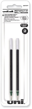 uniball® Refill for Gel 207™ IMPACT RT Roller Ball Pens Bold Conical Tip, Black Ink, 2/Pack