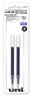 A Picture of product UBC-65874PP uniball® Refill for Gel 207™ IMPACT RT Roller Ball Pens Bold Conical Tip, Blue Ink, 2/Pack