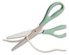 A Picture of product UBR-6607U0124 U Brands U-Eco™ Scissors Concave Tip, 9.45" Long, 3" Cut Length, Assorted Straight Handle, 3/Pack