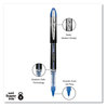 A Picture of product UBC-69021 uniball® VISION ELITE™ Stick Roller Ball Pen Hybrid Gel Extra-Fine 0.5 mm, Blue Ink, Black/Blue/Clear Barrel