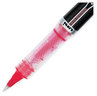 A Picture of product UBC-69022 uniball® VISION ELITE™ Stick Roller Ball Pen Hybrid Gel Extra-Fine 0.5 mm, Red Ink, Black/Red/Clear Barrel