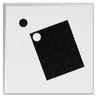 A Picture of product UBR-FM1605 U Brands Heavy-Duty Board Magnets Circles, Black, 0.75" Diameter, 20/Pack