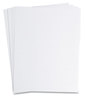 A Picture of product UBR-FM1615 U Brands Data Card Paper Inserts Replacement Sheet, 8.5 x 11 Sheets, Perforated at 1", White, 10/Pack