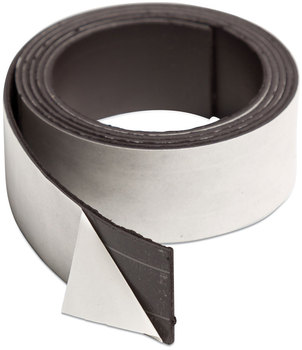 U Brands Magnetic Adhesive Tape Roll 1" x 4 ft, Black