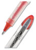 A Picture of product UBC-69023 uniball® VISION ELITE™ Stick Roller Ball Pen Hybrid Gel Bold 0.8 mm, Red Ink, White/Red/Clear Barrel