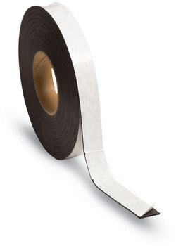 U Brands Magnetic Adhesive Tape Roll 1" x 50 ft, Black