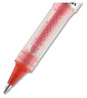 A Picture of product UBC-69023 uniball® VISION ELITE™ Stick Roller Ball Pen Hybrid Gel Bold 0.8 mm, Red Ink, White/Red/Clear Barrel