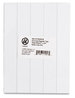 A Picture of product UBR-FM2518 U Brands Dry Erase Magnetic Tape Strips, 6" x 0.88", White, 25/Pack