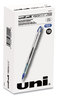 A Picture of product UBC-69024 uniball® VISION ELITE™ Stick Roller Ball Pen Hybrid Gel Bold 0.8 mm, Blue Ink, White/Blue/Clear Barrel