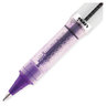 A Picture of product UBC-69025 uniball® VISION ELITE™ Stick Roller Ball Pen Hybrid Gel Bold 0.8 mm, Violet Ink, White/Violet/Clear Barrel