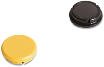 U Brands Board Magnets Circles, Assorted Colors, 0.75" Diameter, 10/Pack