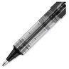 A Picture of product UBC-70128 uniball® VISION™ Roller Ball Pen Stick, Bold 1 mm, Black Ink, Gray/Black/Clear Barrel, Dozen