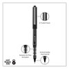 A Picture of product UBC-70129 uniball® VISION™ Roller Ball Pen Stick, Bold 1 mm, Blue Ink, Black/Blue/Clear Barrel, Dozen