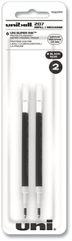 uniball® Refill for Signo Gel 207™ Pens Medium 0.7 mm Conical Tip, Black Ink, 2/Pack