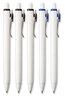 A Picture of product UBC-70380 uniball® uniONE Gel Pen Retractable, Medium 0.7 mm, Assorted Business Ink Colors, Barrel 5/Pack