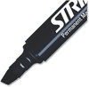 A Picture of product STW-22001 Stride StrideMark Tank Permanent Marker Broad Chisel Tip, Black, 12/Pack