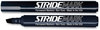 A Picture of product STW-22001 Stride StrideMark Tank Permanent Marker Broad Chisel Tip, Black, 12/Pack
