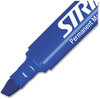 A Picture of product STW-22002 Stride StrideMark Tank Permanent Marker Broad Chisel Tip, Blue, 12/Pack