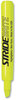 A Picture of product STW-42005 Stride StrideBrite Tank Highlighter Fluorescent Yellow Ink, Chisel Tip, Barrel, 12/Box