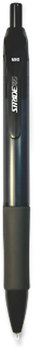 Stride StrideRio Retractable Gel Pen Medium 0.7 mm, Black Ink, Translucent Barrel, 12/Box