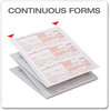 A Picture of product TOP-2299NEC TOPS™ 4-Part 1099-NEC Continuous Tax Forms Fiscal Year: 2023, Four-Part Carbonless, 8.5 x 5.5, 2 Forms/Sheet, 24 Total