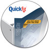 A Picture of product STW-94020 Stride QuickFit® Ledger D-Ring View Binder 3 Rings, 1.5" Capacity, 11 x 17, White
