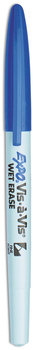 EXPO® Vis-ŕ-Vis® Wet Erase Marker Vis-a-Vis Fine Bullet Tip, Blue, Dozen
