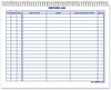 A Picture of product RED-9G620 Rediform® Visitors Log Book Blue/White/Red Cover, 11 x 8.5 Sheets, 50 Sheets/Book